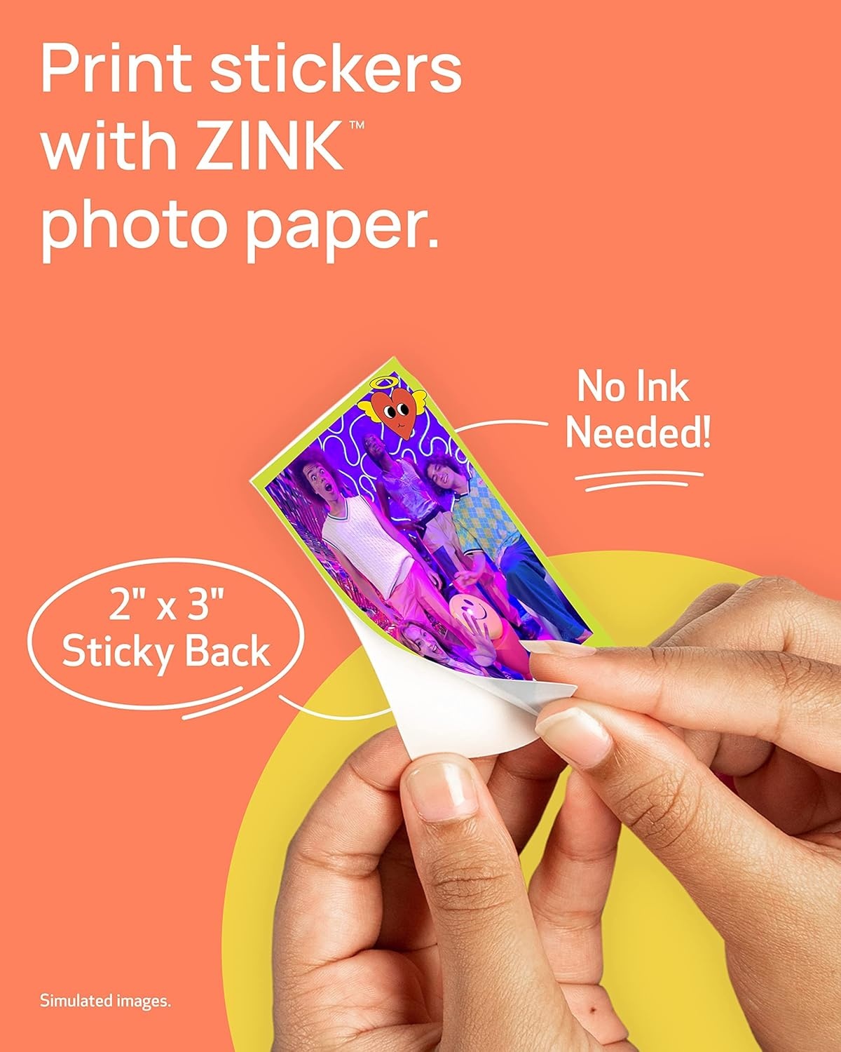 image:imageCanon Ivy 2 Mini Photo Printer Print from Compatible iOS amp Android Devices StickyBack Prints Blush PinkPink