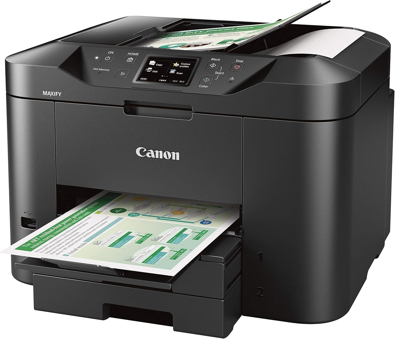 image:imageCanon Office Products MAXIFY MB2720 Wireless Color Photo Printer with Scanner Copier and Fax