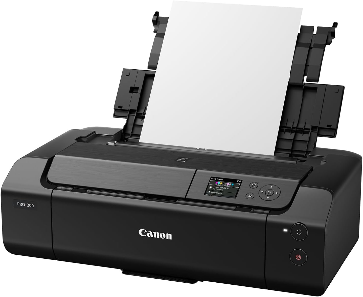 image:imageCanon PIXMA PRO200 Wireless Professional Color Photo Printer Prints up to 13X 19 30 Color LCD Screen amp Layout Software and Mobile Device Printing BlackOld ModelPRO200