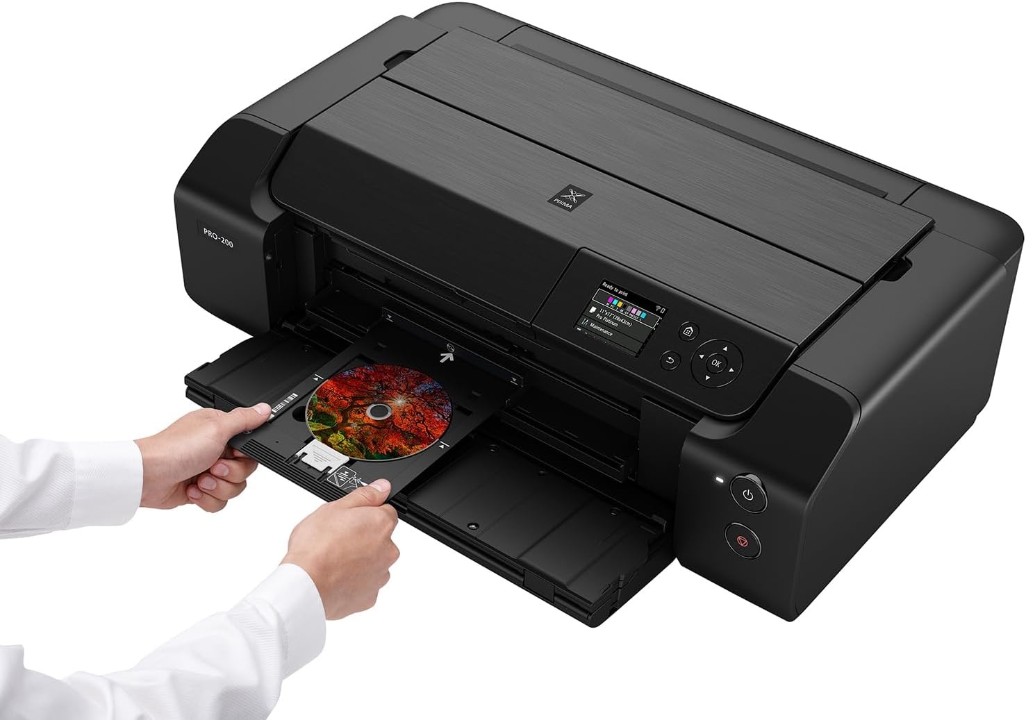 image:imageCanon PIXMA PRO200 Wireless Professional Color Photo Printer Prints up to 13X 19 30 Color LCD Screen amp Layout Software and Mobile Device Printing BlackOld ModelPRO200
