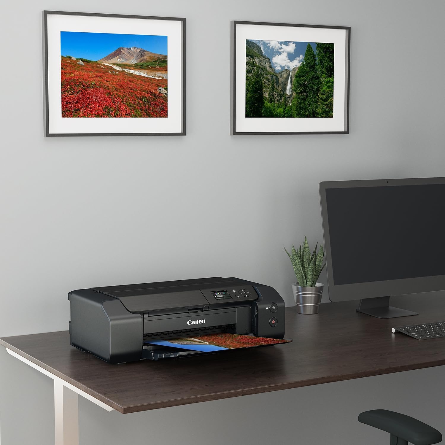 image:imageCanon PIXMA PRO200 Wireless Professional Color Photo Printer Prints up to 13X 19 30 Color LCD Screen amp Layout Software and Mobile Device Printing BlackOld ModelPRO200