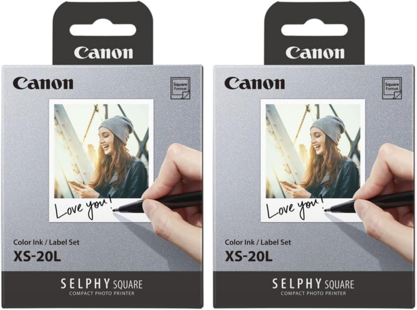 image:imageCanon XC20L Color InkPaper Set for SELPHY QX20 Photo Printer 20 SheetsXS Square Size