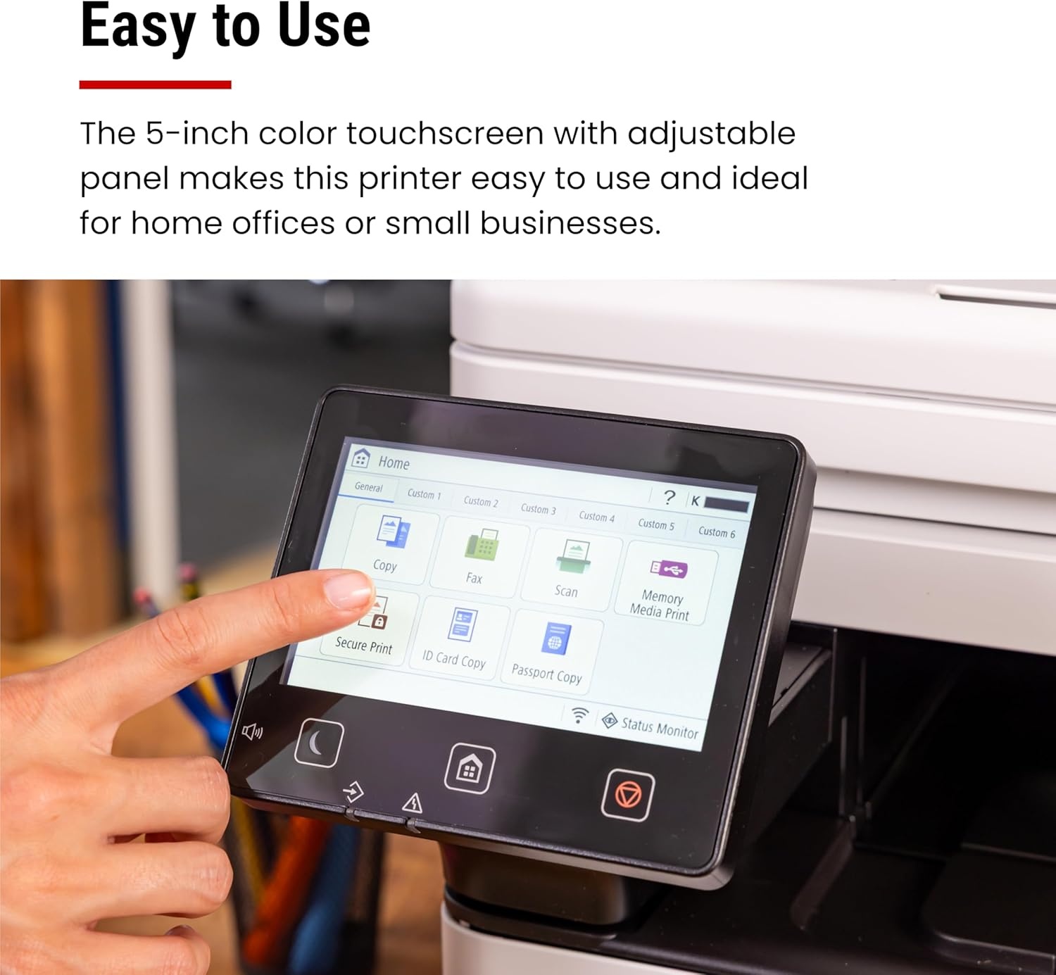 image:imageCanon imageCLASS MF465dw Monochrome Duplex Wireless Laser Printer AllinOne with Scanner Copier Fax Home or Office Auto Document Feeder Mobile Ready 3 Year Limited Warranty 42 PPM WhiteNew Model