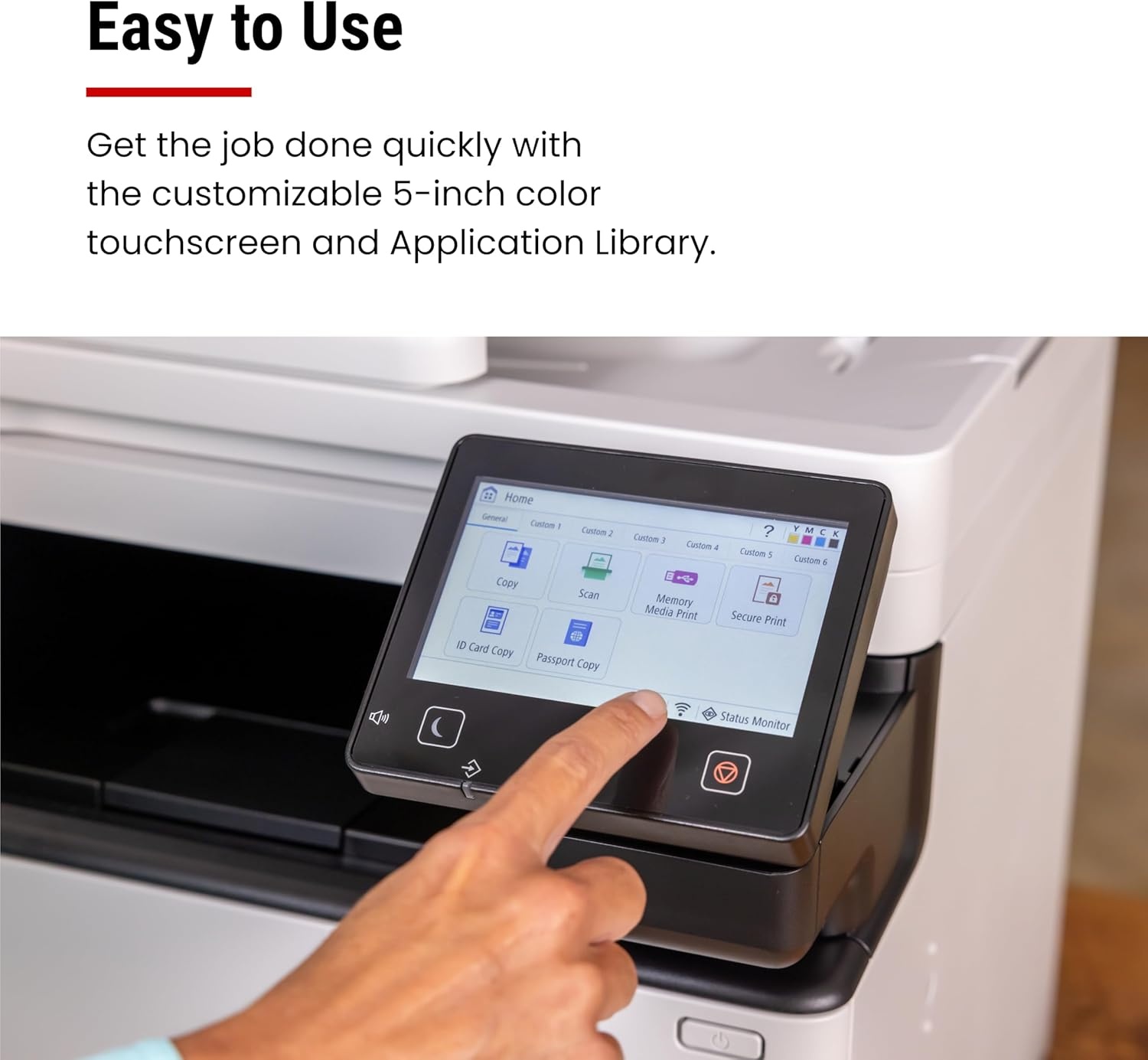image:imageCanon imageCLASS MF753Cdw Wireless Duplex Color Laser Printer AllinOne with Scanner Copier Fax Auto Document Feeder Mobile Ready 3 Year Limited Warranty 35 PPM WhiteNew Model