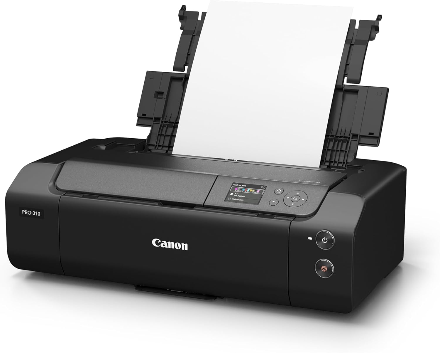 image:imageCanon imagePROGRAF PRO300 Wireless Color WideFormat Printer Prints up to 13X 19 30 LCD Screen with Profession Print amp Layout Software and Mobile Device Printing Black One SizeNew Model PRO310