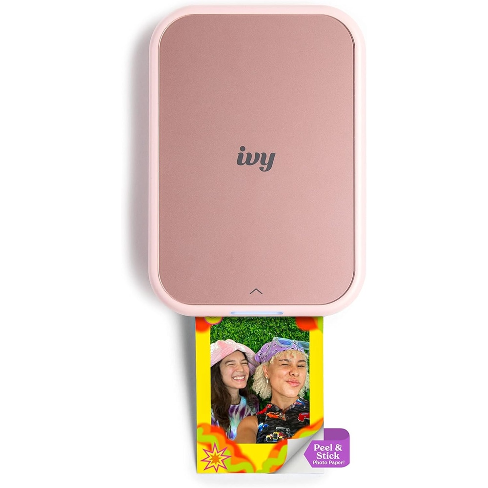 image:imageCanon Ivy 2 Mini Photo Printer Print from Compatible iOS amp Android Devices StickyBack Prints Blush PinkPink