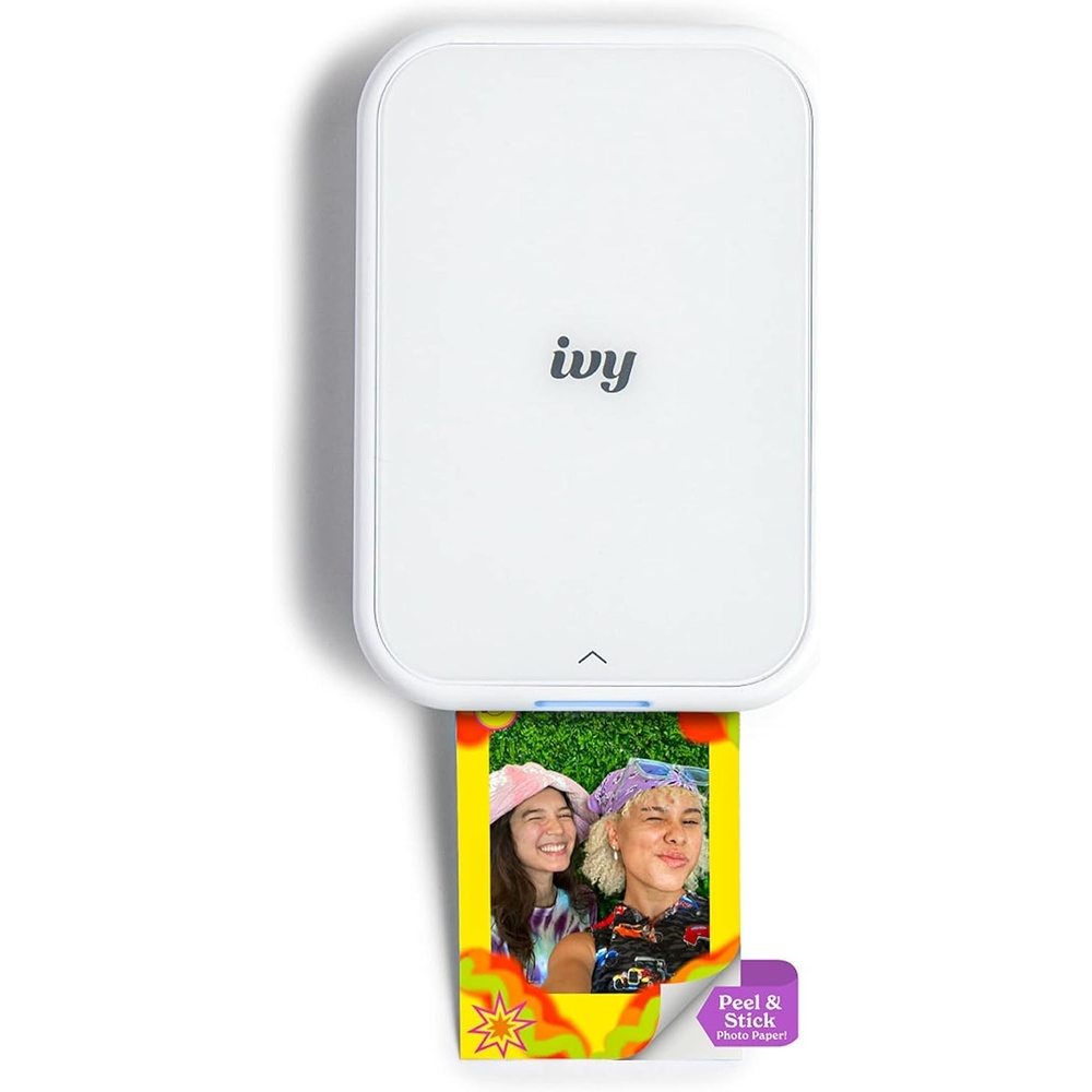image:imageCanon Ivy 2 Mini Photo Printer Print from Compatible iOS amp Android Devices StickyBack Prints Blush PinkWhite