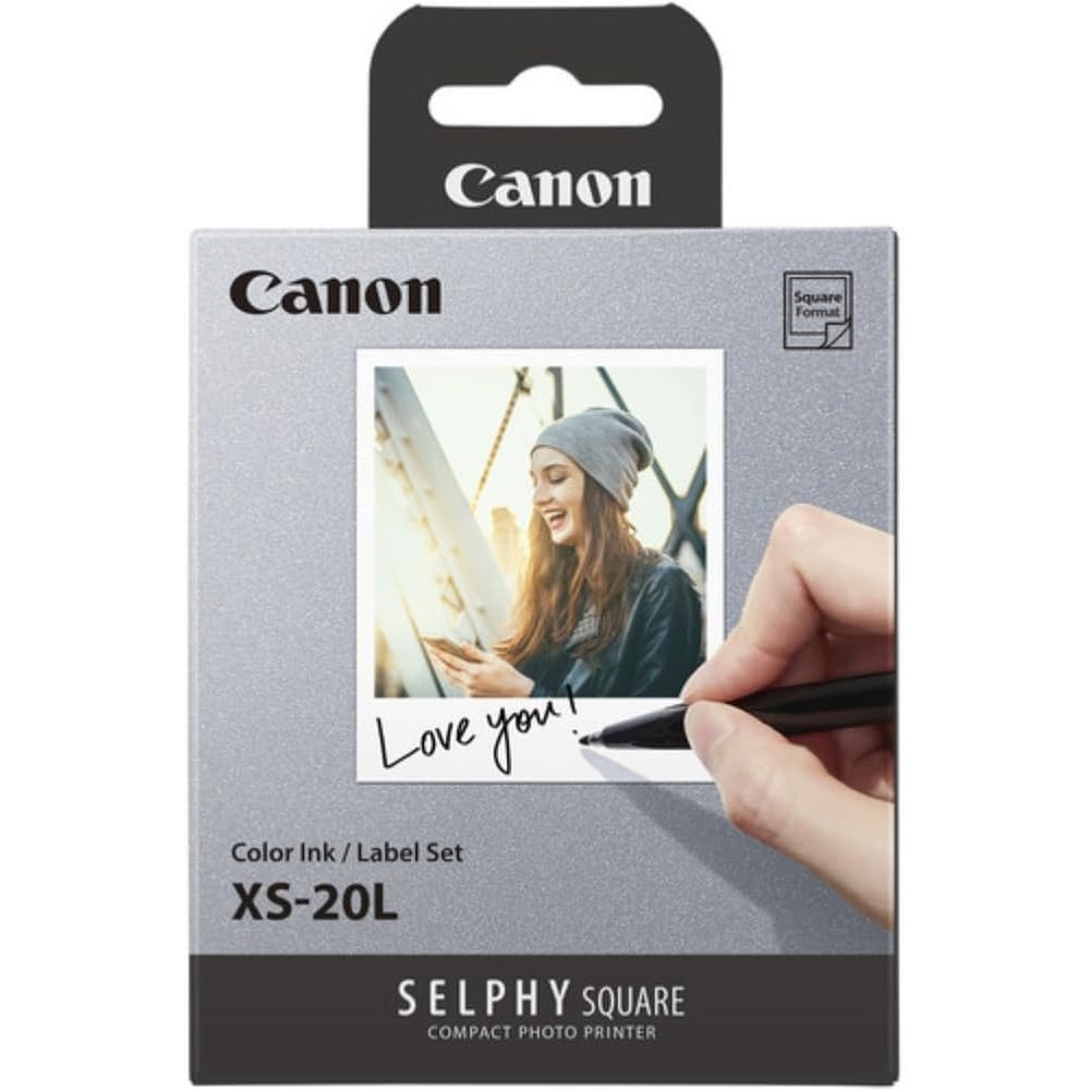 image:imageCanon XC20L Color InkPaper Set for SELPHY QX20 Photo Printer 20 SheetsXS Square Size