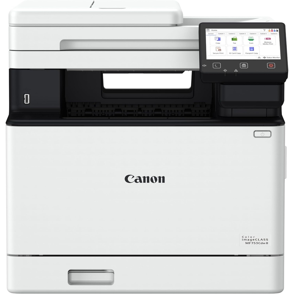 image:imageCanon imageCLASS MF753Cdw Wireless Duplex Color Laser Printer AllinOne with Scanner Copier Fax Auto Document Feeder Mobile Ready 3 Year Limited Warranty 35 PPM WhiteNew Model
