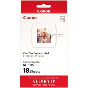 image:imageCanon Office Products KC18IS Card Size Sticker