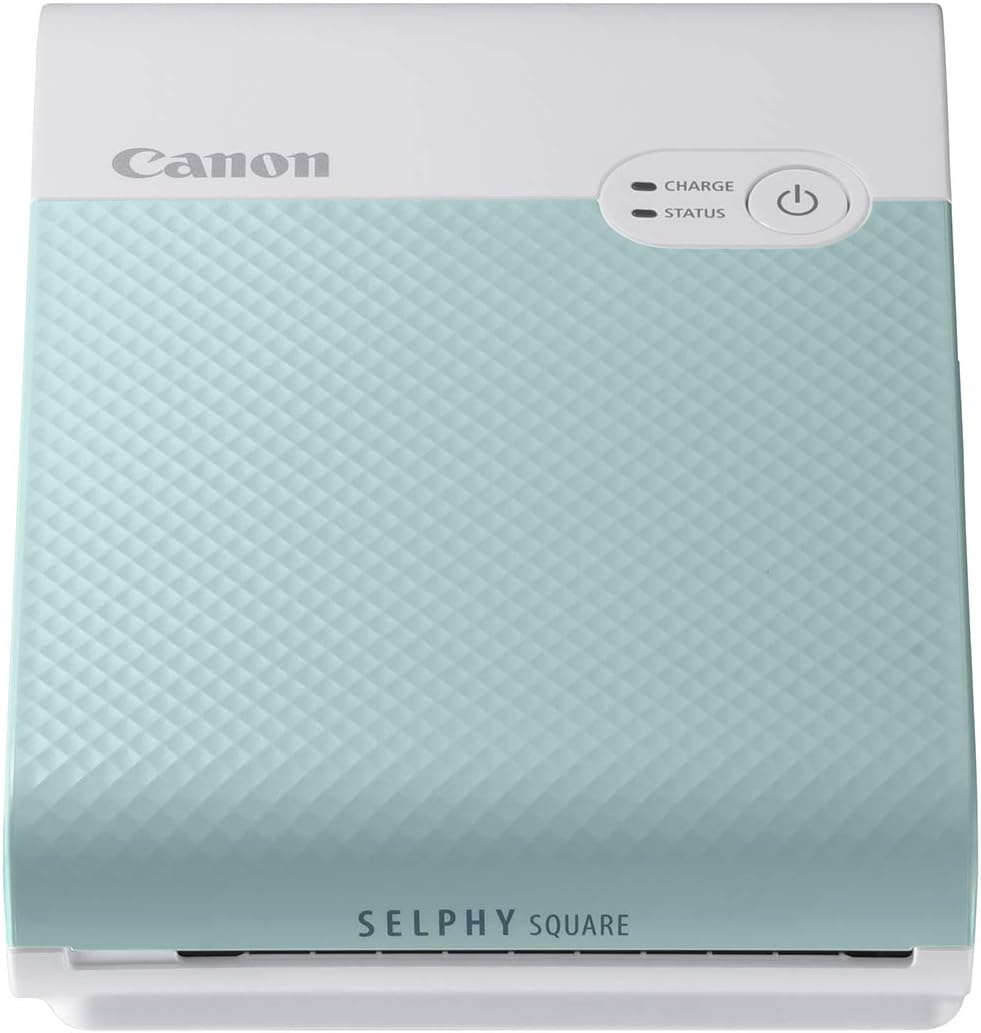 image:imageCanon SELPHY QX10 Portable Square Photo Printer for iPhone or Android PinkGreen