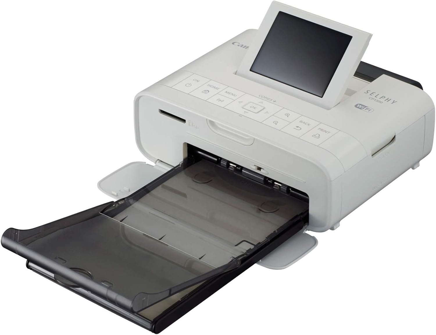 image:imageCanon Selphy CP1300 Wireless Compact Photo Printer with AirPrint and Mopria Device Printing White