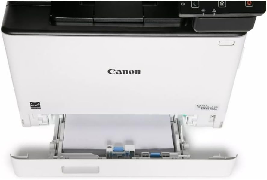image:imageColor imageCLASS MF743Cdw AllinOne Wireless MobileReady Duplex Laser Printer with NFC Near Field Communication and 3 Year WarrantyWhite