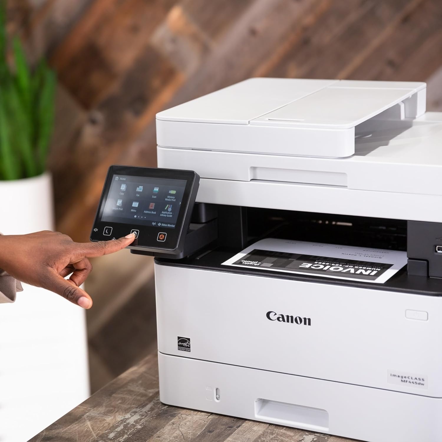 image:imageimageCLASS MF445dw AllinOne Wireless MobileReady Laser Printer with 3 Year Warranty