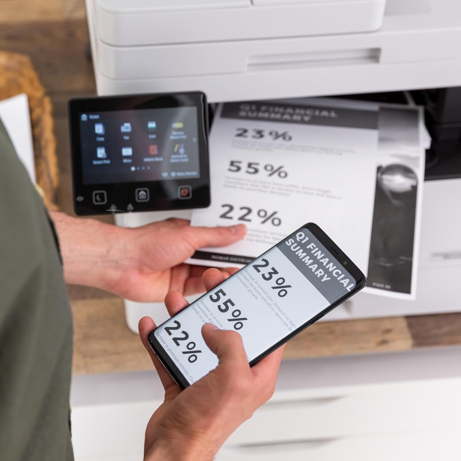 image:imageimageCLASS MF445dw AllinOne Wireless MobileReady Laser Printer with 3 Year Warranty
