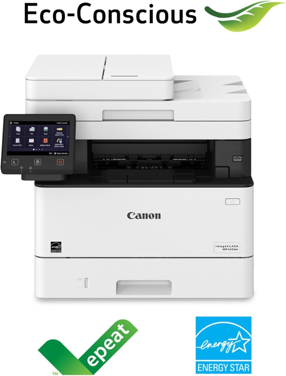 image:imageimageCLASS MF445dw AllinOne Wireless MobileReady Laser Printer with 3 Year Warranty