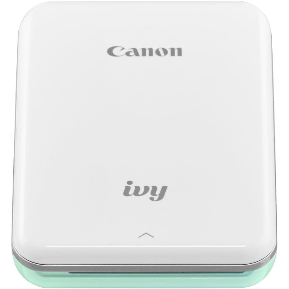 image:imageCanon IVY Mini Photo Printer for Smartphones Mint Green Stickyback prints Pocketsize Printer OnlyMint Green
