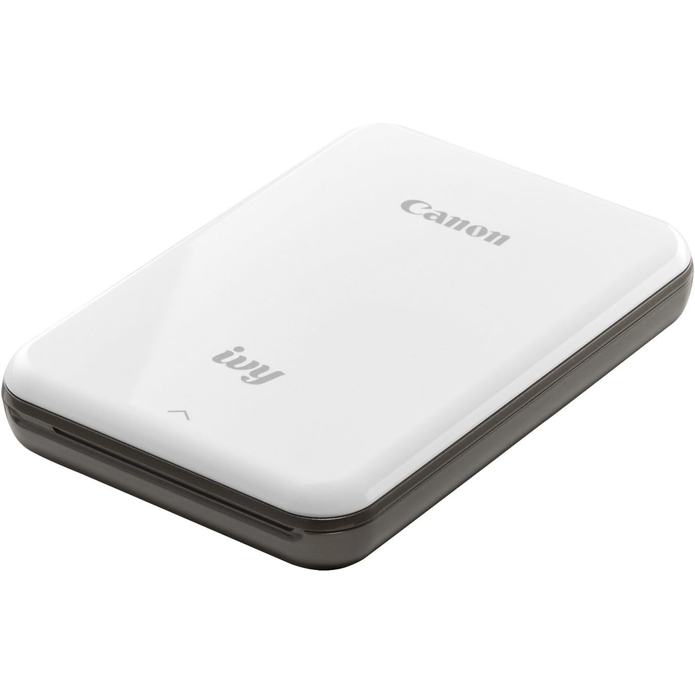 image:imageCanon IVY Mini Photo Printer for Smartphones Mint Green Stickyback prints Pocketsize Printer OnlySlate Gray