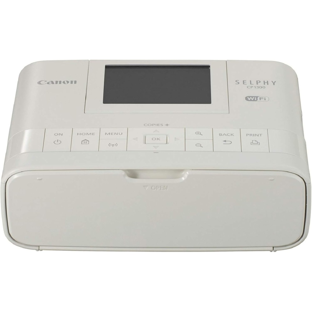 image:imageCanon Selphy CP1300 Wireless Compact Photo Printer with AirPrint and Mopria Device Printing White