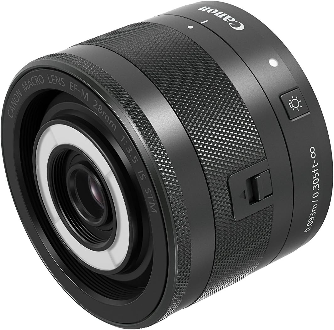 image:imageCanon EFM 28mm f35 Macro is STM Lens Black 1362C005