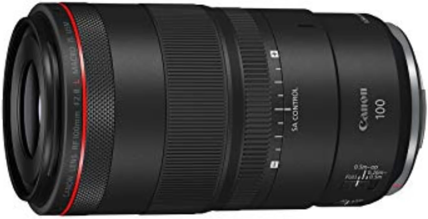 image:imageCanon RF100mm F28 L Macro is USM Lens Medium Telephoto Lens Macro Lens Compatible with EOS R Series Mirrorless Cameras Black