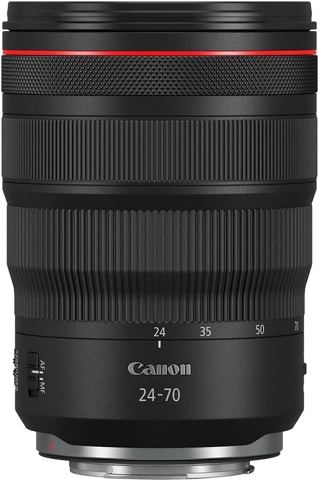 image:imageCanon RF2470mm F28 L is USM Lens Mirrorless Lens Standard Zoom Compatible with EOS R Series Mirrorless Cameras High Image Quality Portraits Landscapes Travel Photography BlackLens Only