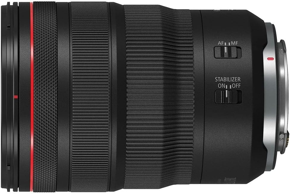 image:imageCanon RF2470mm F28 L is USM Lens Mirrorless Lens Standard Zoom Compatible with EOS R Series Mirrorless Cameras High Image Quality Portraits Landscapes Travel Photography BlackLens Only