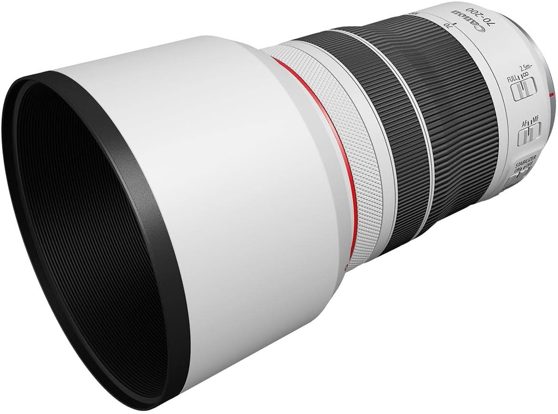image:imageCanon RF70200mm F4 L is USM Lens Telephoto Zoom Lens Compatible with EOS R Series Mirrorless Cameras White