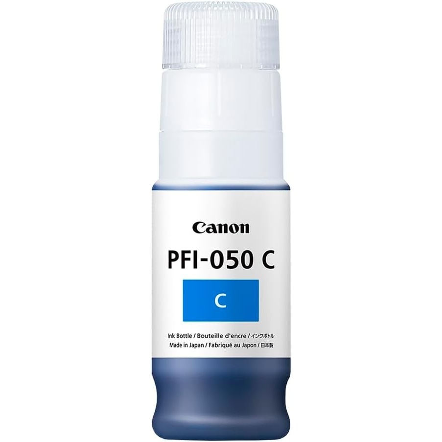 image:imageCanon Genuine PFI050 BK Black Ink Cartridge Compatible with imagePROGRAF TC21 and TC20 Series PrintersCyan
