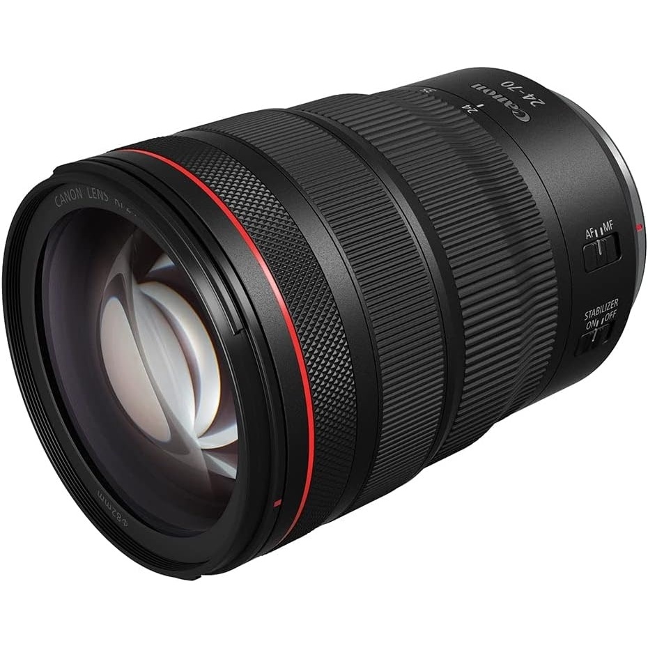 image:imageCanon RF2470mm F28 L is USM Lens Mirrorless Lens Standard Zoom Compatible with EOS R Series Mirrorless Cameras High Image Quality Portraits Landscapes Travel Photography BlackLens Only