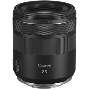 image:imageCanon RF 85mm F2 Macro is STM Compact MediumTelephoto Black Lens 4234C002