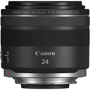 image:imageCanon RF24mm F18 Macro is STM Lens WideAngle Fixed Focal Length Prime Lens Compatible with EOS R Series Mirrorless Cameras Black