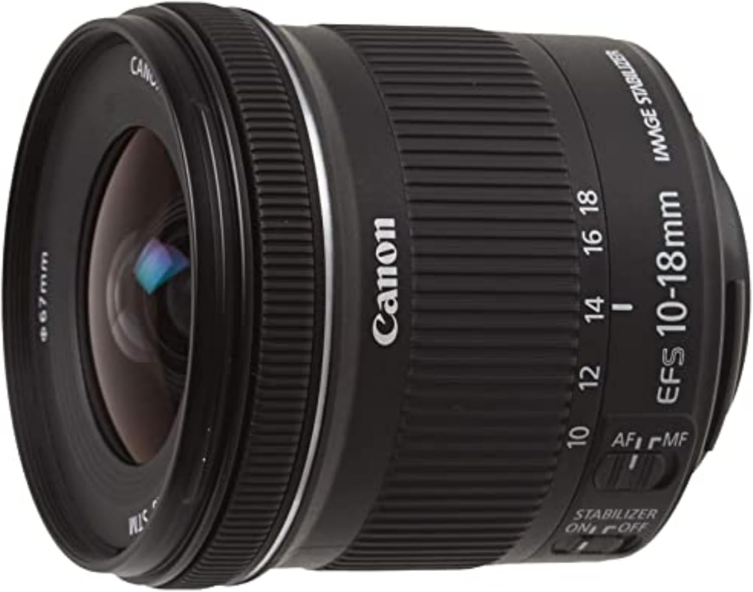 image:imageCanon EFS 1018mm f4556 is STM Lens Lens Only18mm
