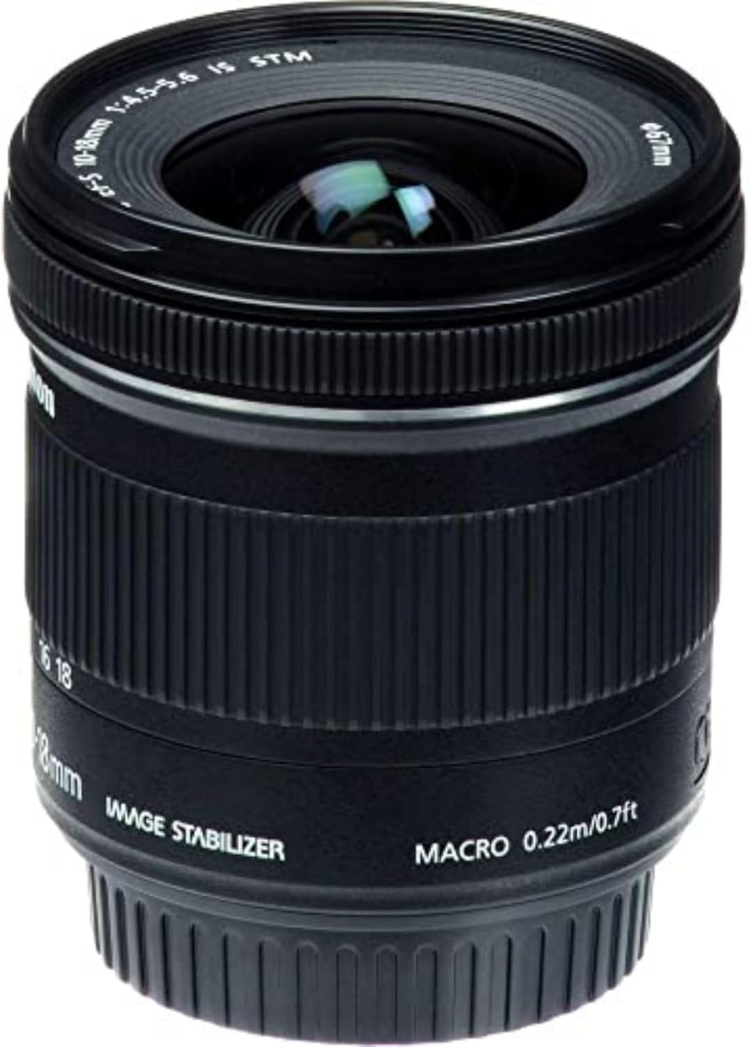image:imageCanon EFS 1018mm f4556 is STM Lens Lens Only18mm