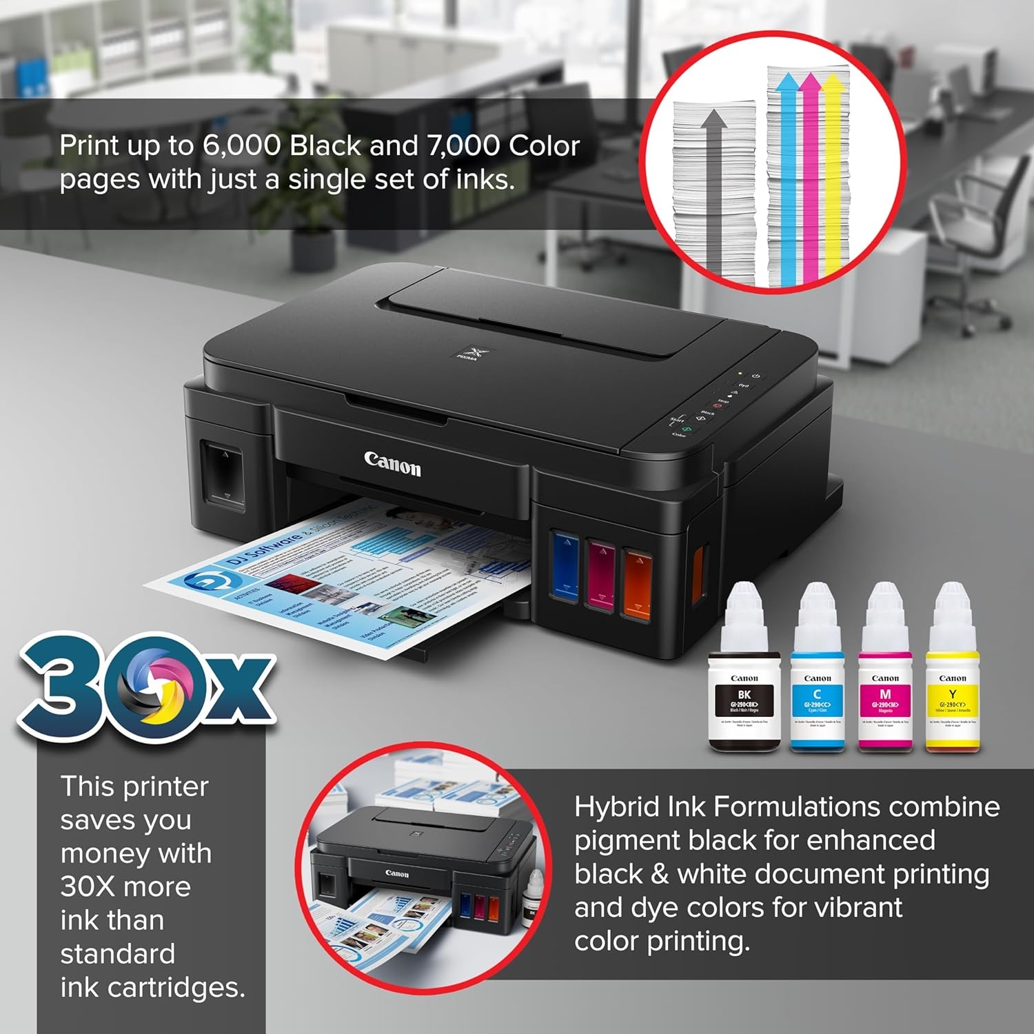image:imageCanon PIXMA G3202 MegaTank Wireless AllinOne Printer