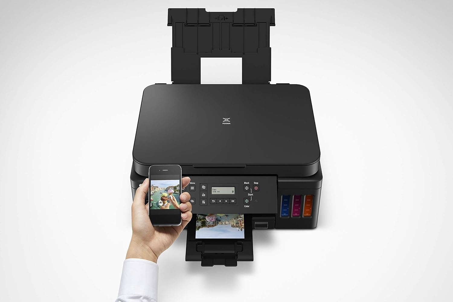image:imageCanon PIXMA Megatank G6020 Wireless Refillable Inkjet Printer with Scanner amp CopierG6020