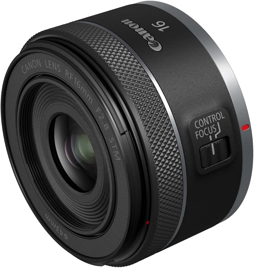 image:imageCanon RF16mm F28 STM Lens Ultra WideAngle Fixed Focal Length Prime Lens Compatible with EOS R Series Mirrorless Cameras BlackLens Only