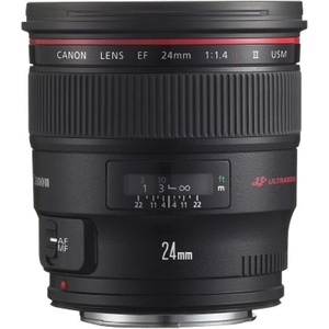 image:imageCanon EF 24mm f14L II USM Wide Angle Lens  Fixed  2750B002  BlackLens only