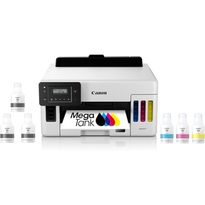 image:imageCanon MegaTank GX5120 Wireless Single Function Printer Print Only for Small Office with Auto 2Sided Printing WhiteOld ModelMegatank GX5020