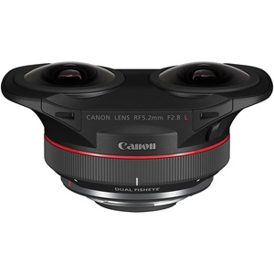 image:imageCanon RF52mm F28 L Dual Fisheye Lens  3D Virtual Reality 180 Degree VR Canon EOS R5 Compatible Black