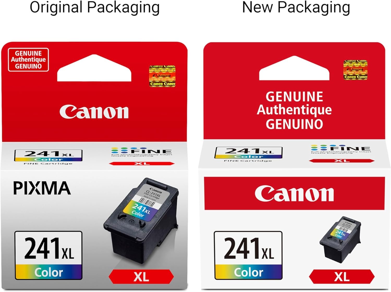 image:imageCanon CL241 XL Genuine Color Ink Cartridge Compatible with MG212031204120 MX512432472372392522532452 MG22203220422035203620 TS51201 Size