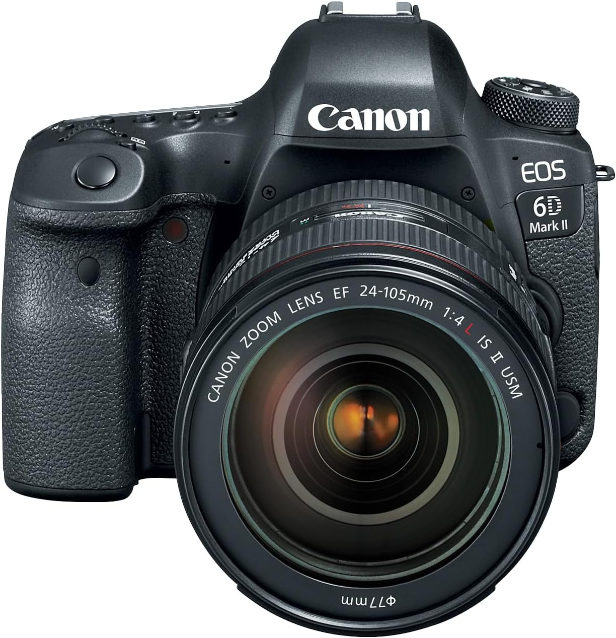 image:imageCanon EOS 6D Mark II DSLR Camera with EF 24105mm USM Lens WiFi Enabled BlackBlack