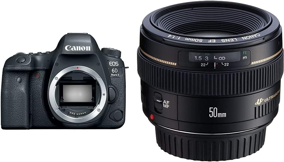 image:imageCanon EOS 6D Mark II DSLR Camera with EF 24105mm USM Lens WiFi Enabled BlackBlack