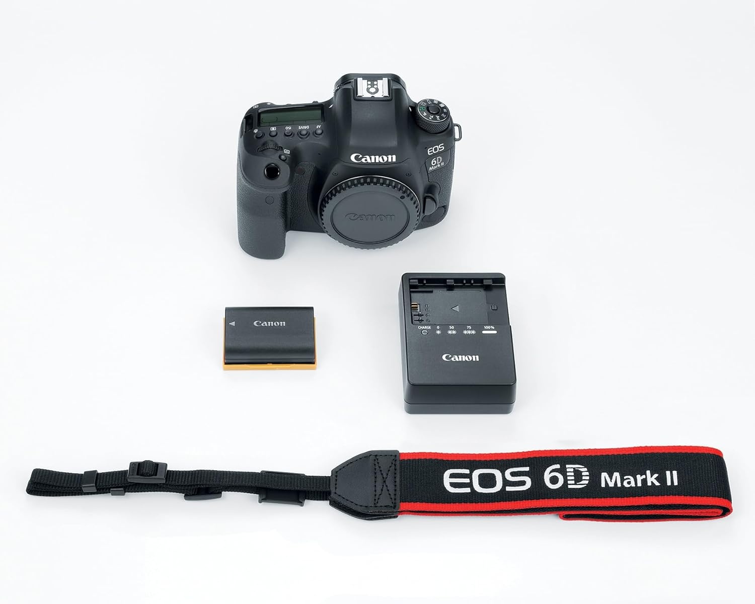 image:imageCanon EOS 6D Mark II DSLR Camera with EF 24105mm USM Lens WiFi Enabled BlackBlack