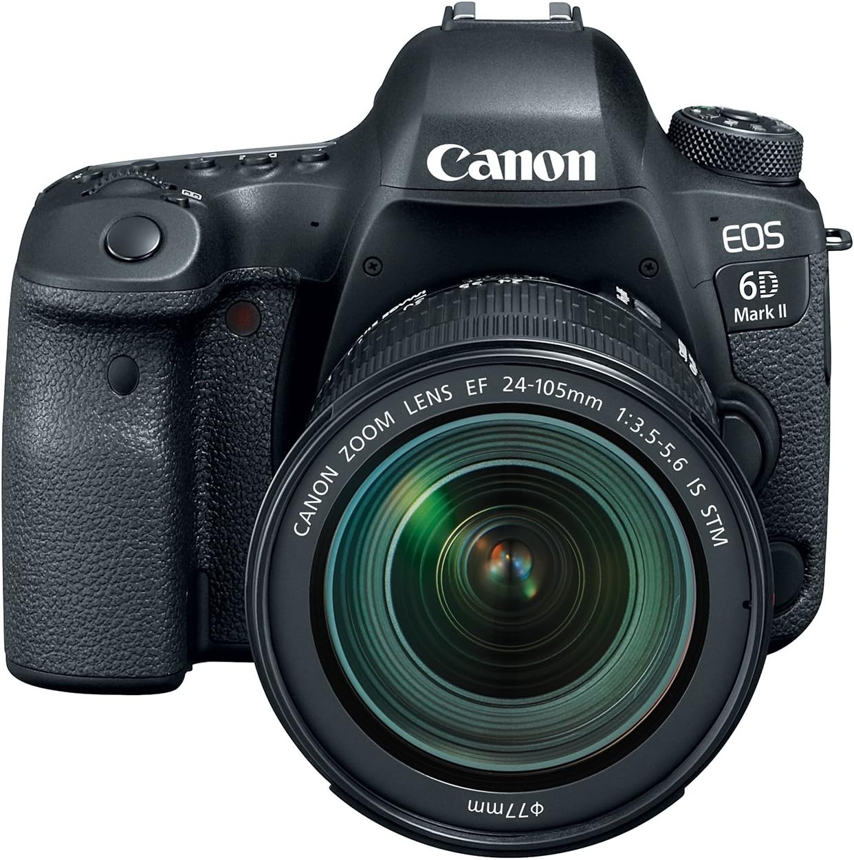 image:imageCanon EOS 6D Mark II DSLR Camera with EF 24105mm USM Lens WiFi Enabled BlackBlack