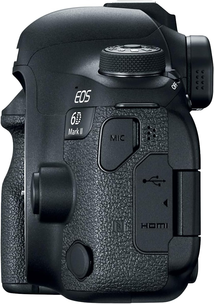 image:imageCanon EOS 6D Mark II DSLR Camera with EF 24105mm USM Lens WiFi Enabled BlackBlack