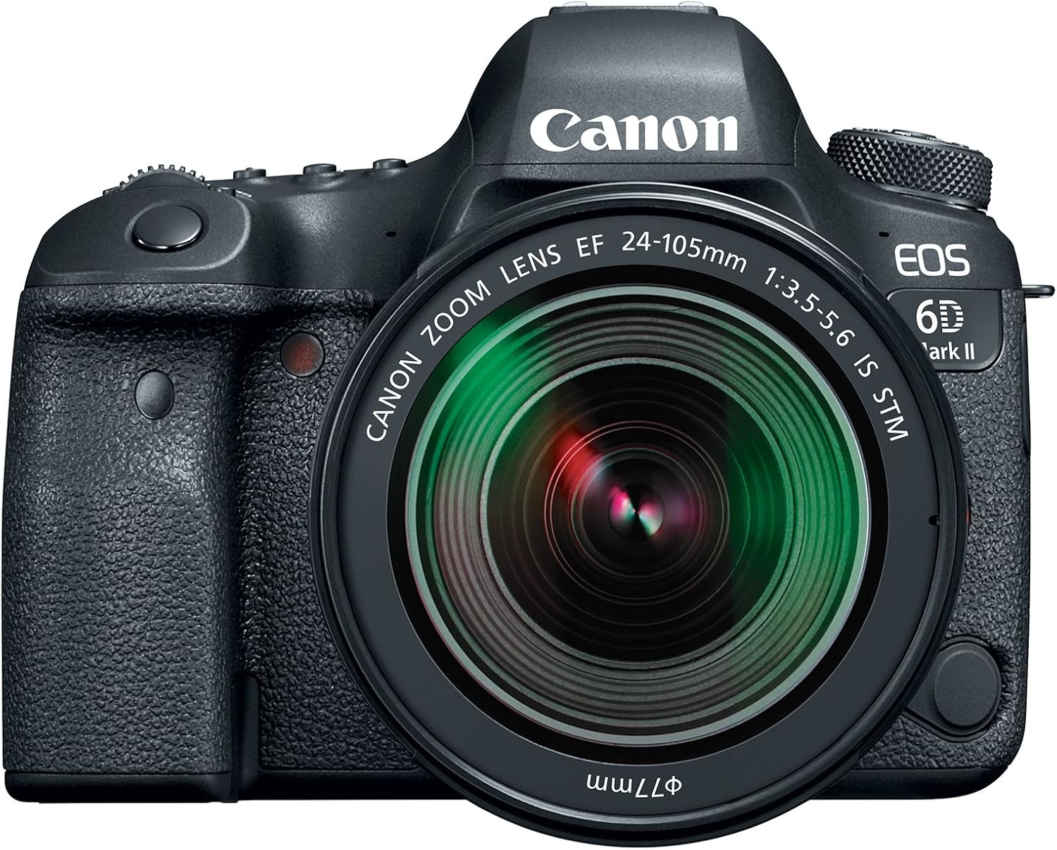 image:imageCanon EOS 6D Mark II DSLR Camera with EF 24105mm USM Lens WiFi Enabled BlackBlack
