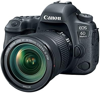 image:imageCanon EOS 6D Mark II DSLR Camera with EF 24105mm USM Lens WiFi Enabled BlackBlack
