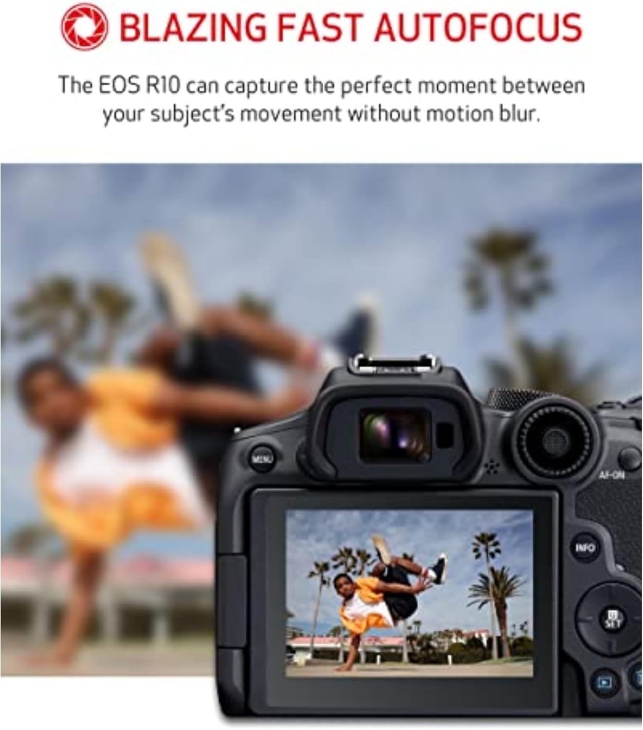 image:imageCanon EOS R10 Mirrorless Camera with RFS 1845mm Lens KitR10 1845 IS STM