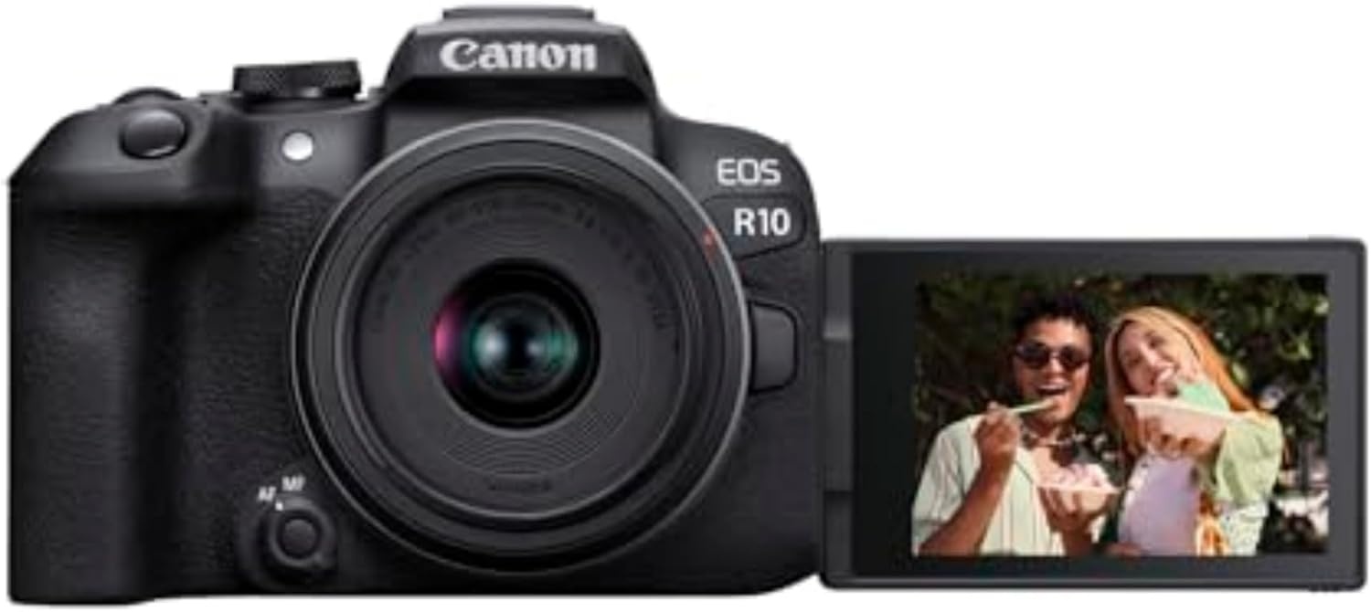 image:imageCanon EOS R10 Mirrorless Camera with RFS 1845mm Lens KitR10 1845 IS STM